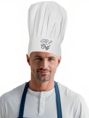 Traditional Chef White Hat