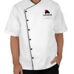 White Short Sleeve Chef Coat