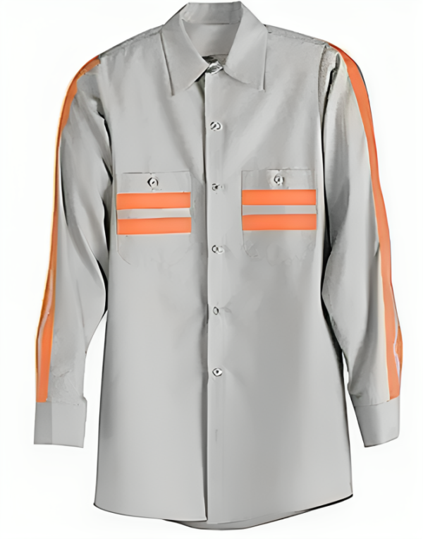 Industrial Worker Shirt For Men Gray