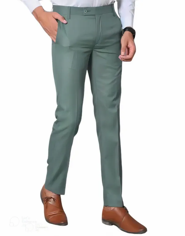 Formal Pant For Man Light Green 1