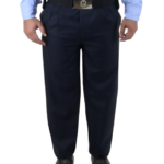 UNIFORMS Poly Viscose Slim Fit Security Guard Trouser. 1