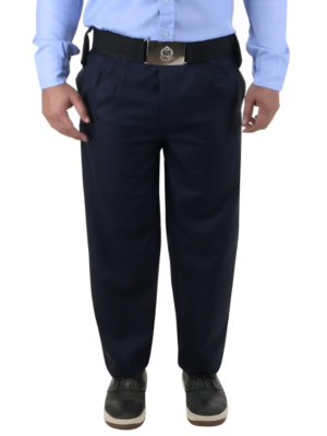 UNIFORMS Poly Viscose Slim Fit Security Guard Trouser. 1