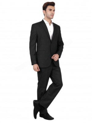 Front Office Black Formal Suit For Men 1
