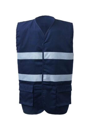 Industrial Vest Coat For Men With Reflecting Tape 1