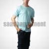 Men's Half Sleeve T-Shirt (Sky)