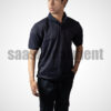 Black Classic Regular Half Sleeve T-Shirt for Men With Collar