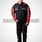 Black Cotton Boiler Suit For Men