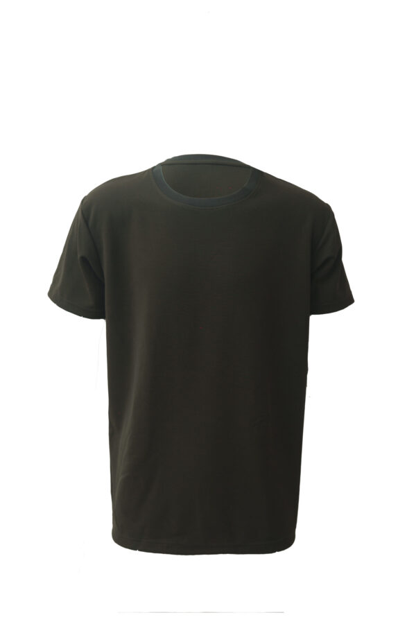 Men's Rounded Neck T-Shirt (Brown)