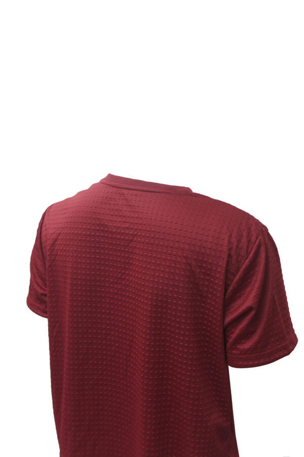 Red Round Neck Classic Regular Half Sleeve T-Shirt for Men