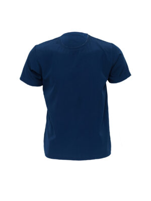 Blue Round Neck Classic Regular Half Sleeve T-Shirt for Men