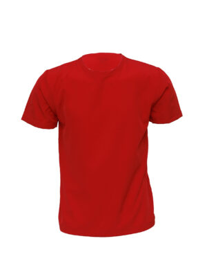 Red Round Neck Classic Regular Half Sleeve T-Shirt for Men