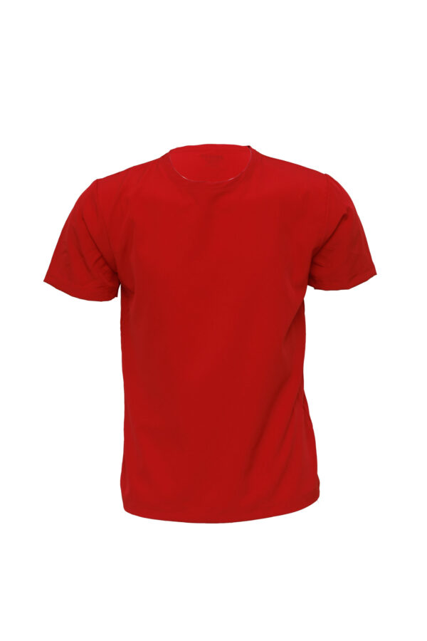 Red Round Neck Classic Regular Half Sleeve T-Shirt for Men