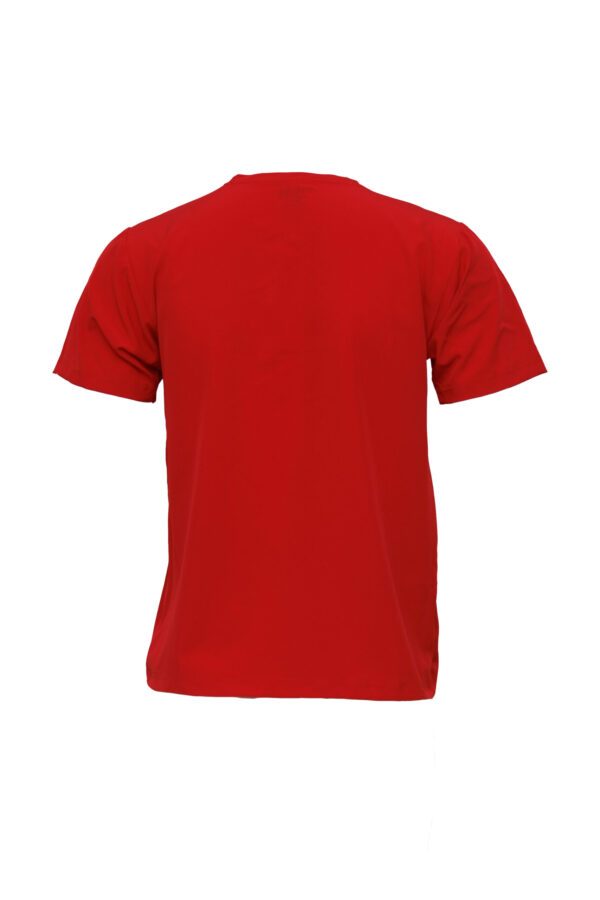Red Round Neck Classic Regular Half Sleeve T-Shirt for Men