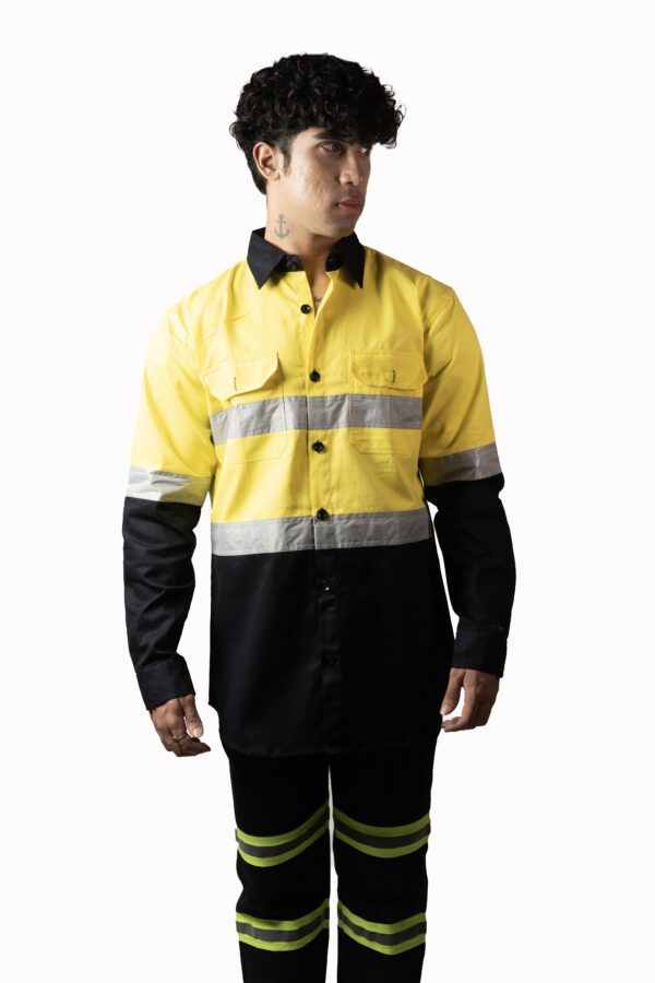 Industrial Jacket For Men With Reflecting Tape