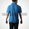 Blue Classic Regular Half Sleeve T-Shirt for Men With Collar