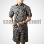 Black Co-ord Set for Men Night Suit