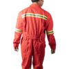 Red Boiler Suit With Reflective Tape for Men