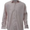 Saasha Garments Pink With Red Checks Shirt For Men Front