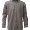 Saasha Garments Light Grey Plain Shirt For Men Front