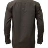 Saasha Garments Light Brown Plain Shirt For Men 2 Back