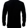 Saasha Garments Black Plain Shirt For Men Back