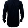 Saasha Garments Navy Plain Shirt For Men Back