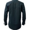 Saasha Garments Forest Green Plain Shirt For Men Back