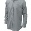 Saasha Garments Cream Plain Shirt For Men Front Side