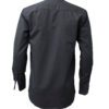 Saasha Garments Dark Grey Plain Shirt For Men Back