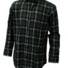 Saasha Garments Forest Green Big Checks Shirt For Men