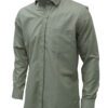 Saasha Garments Light Green Plain Shirt For Men Front Side