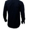 Saasha Garments Navy Plain Shirt For Men Back Side
