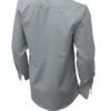 Saasha Garments Cream Plain Shirt For Men Back Side