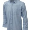 Saasha Garments Light Blue With Grey Checks Shirt For Men Front Side