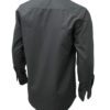 Saasha Garments Grey Plain Shirt For Men Back Side