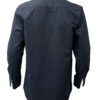 Saasha Garments Mid Grey Plain Shirt For Men Back