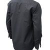Saasha Garments Dark Grey Plain Shirt For Men Back Side