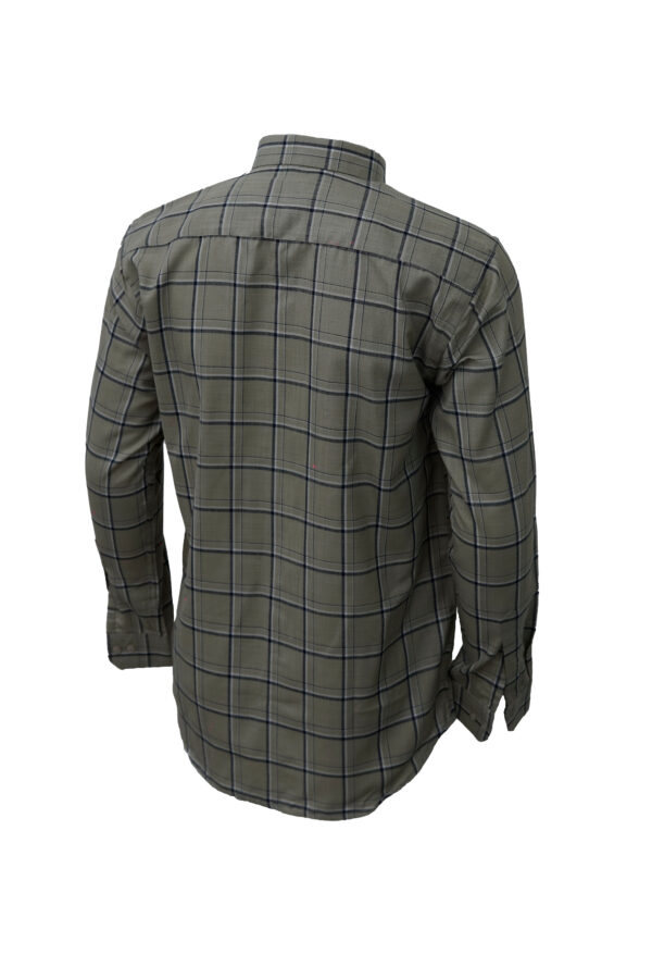 Saasha Garments Choco Brown Big Checks Shirt For Men