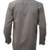 Saasha Garments Light Grey Plain Shirt For Men Back