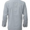 White With Grey Checks Shirt For Men Back