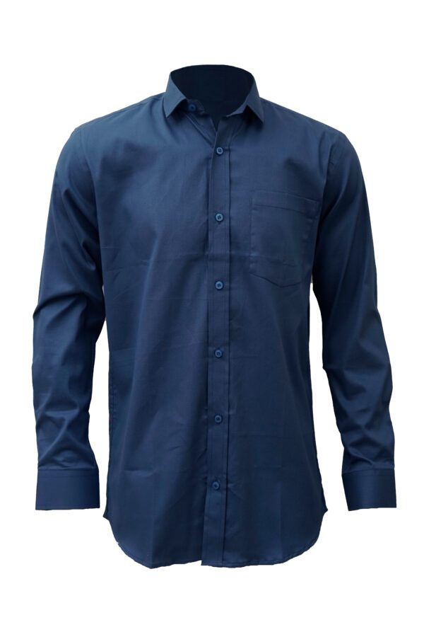 Saasha Garments Green Plain Shirt For Men Front