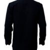 Saasha Garments Dark Navy Blue Plain Shirt For Men Back