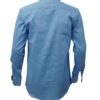 Saasha Garments Sky Plain Shirt For Men Back