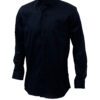 Saasha Garments Navy Plain Shirt For Men Front Side