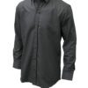 Saasha Garments Grey Plain Shirt For Men Front Side