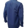 Saasha Garments ink Blue Plain Shirt For Men Back Side