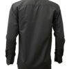 Saasha Garments Mid Black Plain Shirt For Men Back