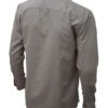 Saasha Garments Light Grey Plain Shirt For Men Back Side