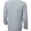 White With Grey Checks Shirt For Men Back Side