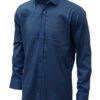 Saasha Garments Green Plain Shirt For Men Front Side